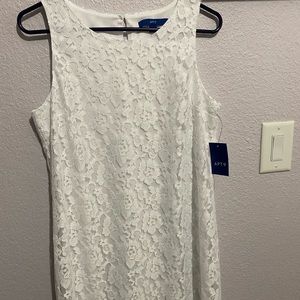 White lace dress
